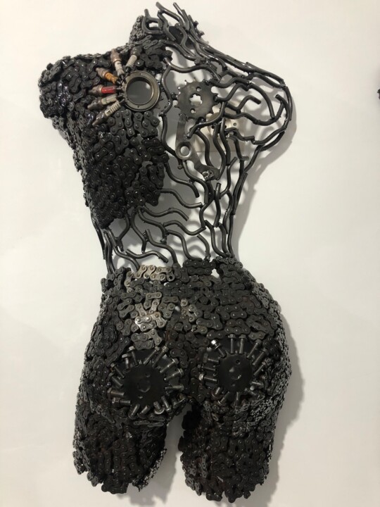 雕塑,  27.6x15 in 