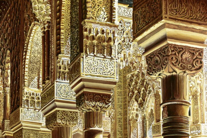 La Alhambra #3 Pintura, 31,5x47,2 in