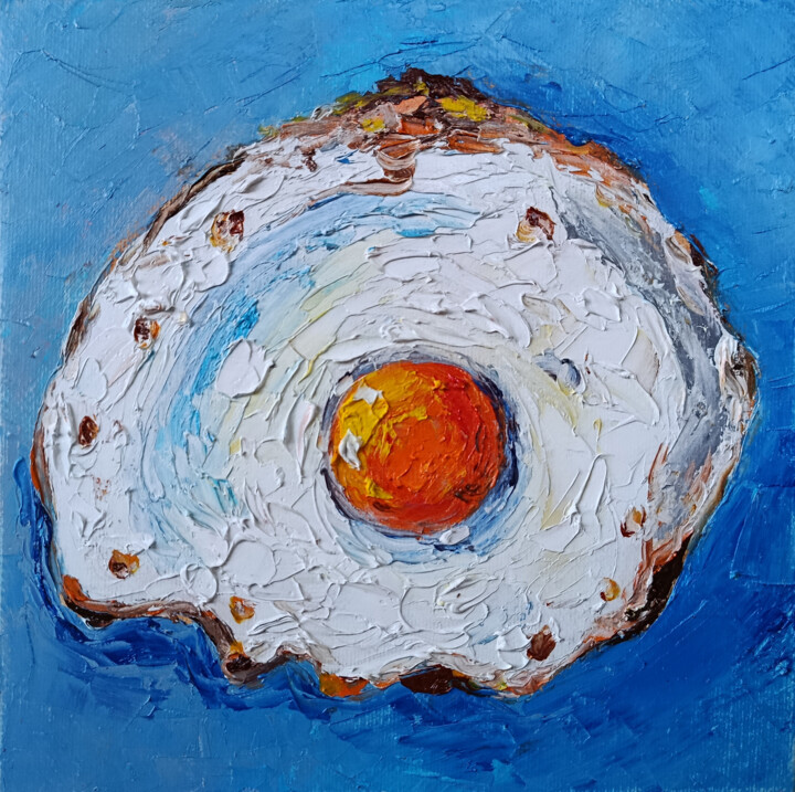 Fried and Fabulous 绘画, 7.9x7.9 in