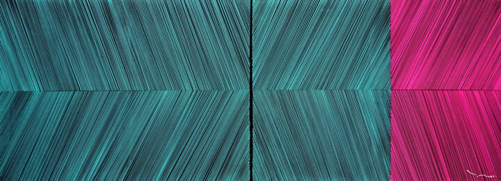 绘画 标题为“Tehos - Abstraction…” 由Tehos, 原创艺术品, 丙烯 安装在木质担架架上