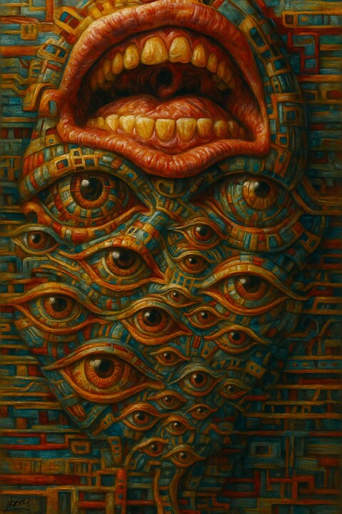 Eye Sore 绘画, 21.3x14.2 in