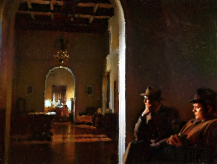 Digital Arts titled "The Investigators #2" by Russell Newell, Original Artwork, 2D Digital Work