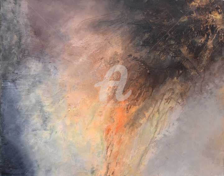 Lumière au fond de la terre 绘画, 31.5x39.4 in