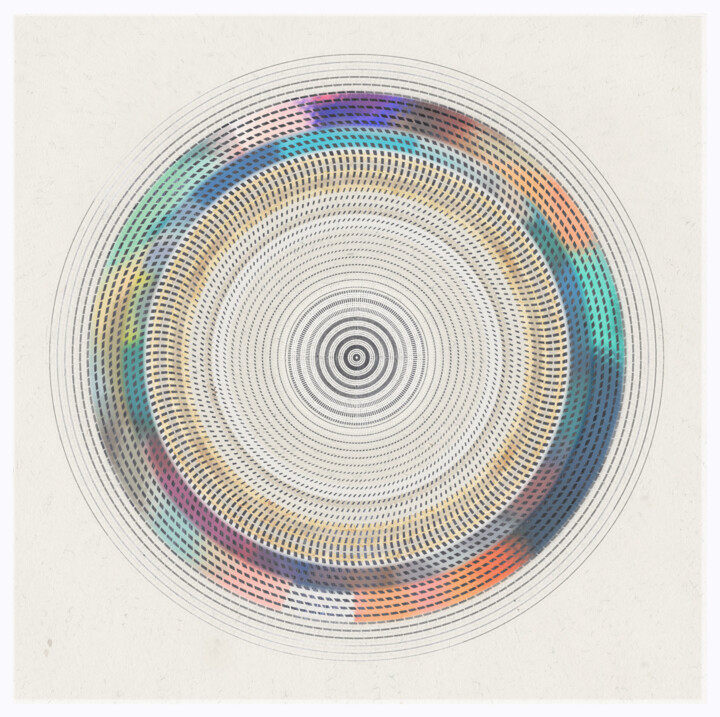 INSPIRAL_1 数字艺术, 13x13 in