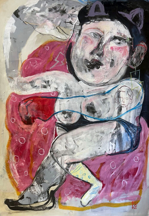 Pintura titulada "Choni" por Eulogia Merle, Obra de arte original, Acrílico