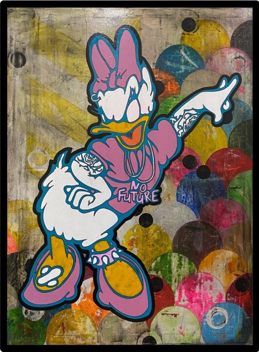 PUNK & PINK 绘画, 31.5x23.6 in