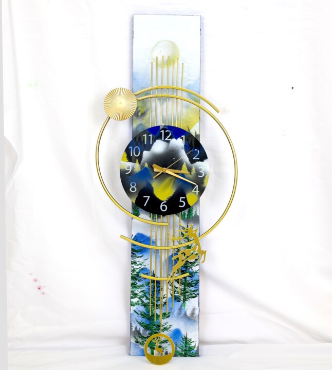 The place and time 绘画, 36x15 in