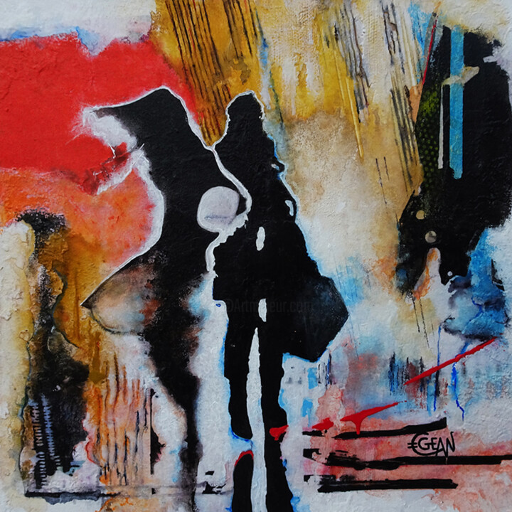 LA RUPTURE 绘画, 23.6x23.6 in