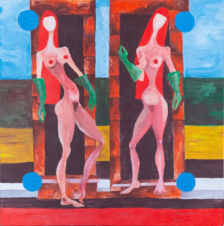 Hellenism 绘画, 15.8x15.8 in