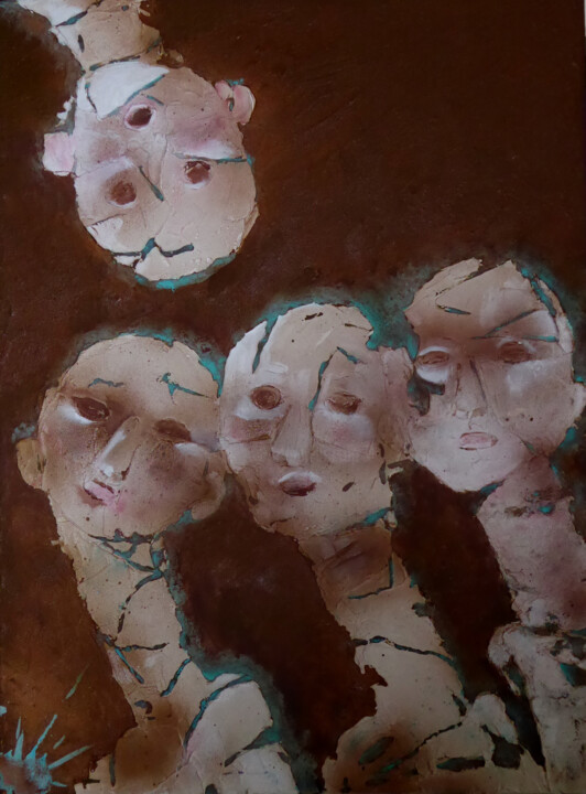 Starke Frauen 绘画, 31.5x23.6 in