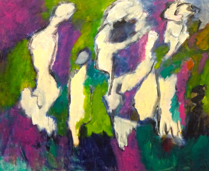 Composition 7312 绘画, 35.4x43.3 in