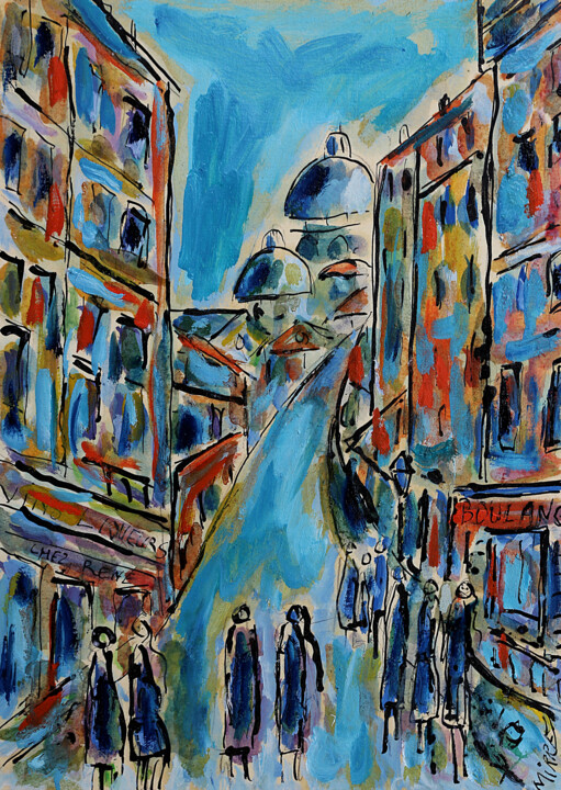 Painting titled "Vins Liqueurs" by Jean Mirre, Original Artwork, Oil