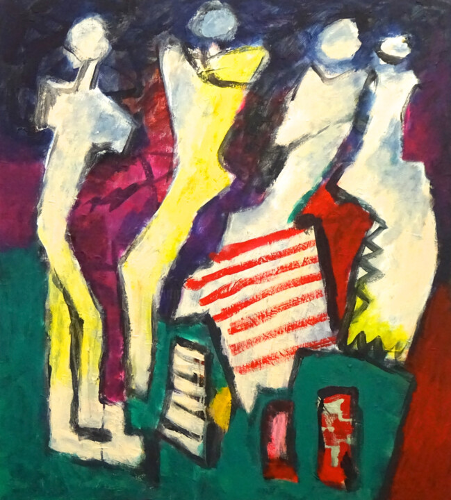 Composition 7321 绘画, 39.4x35.4 in