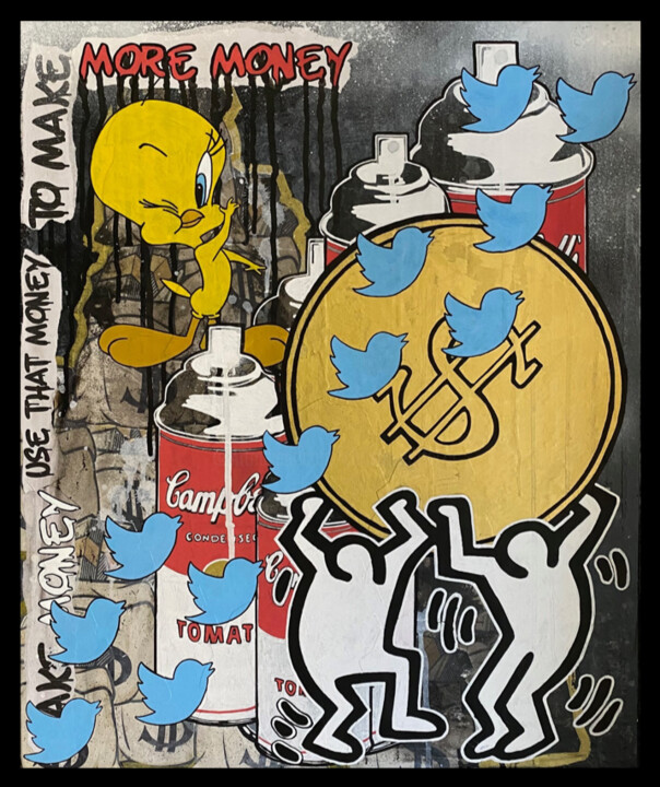 HOW MUCH IS ENOUGH?? 绘画, 23.6x19.7 in