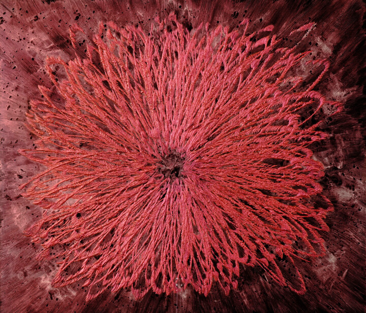 12086 (Space Flower 211901) 雕塑, 25.6x29.5 in