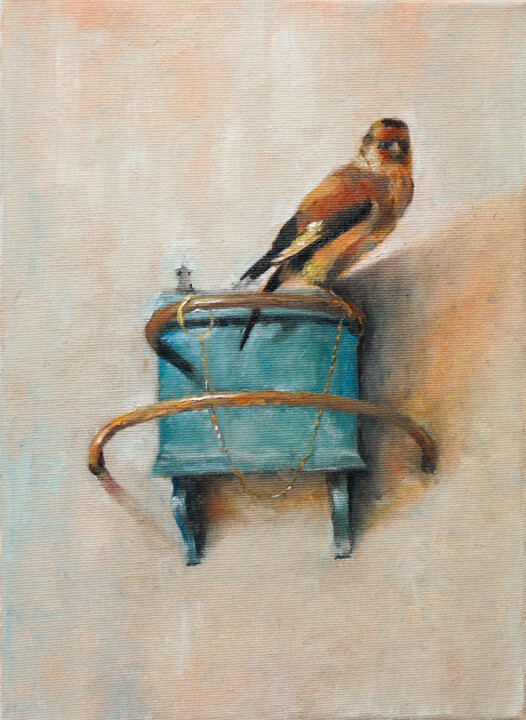 Het puttertje Malarstwo, 13,8x9,8 in