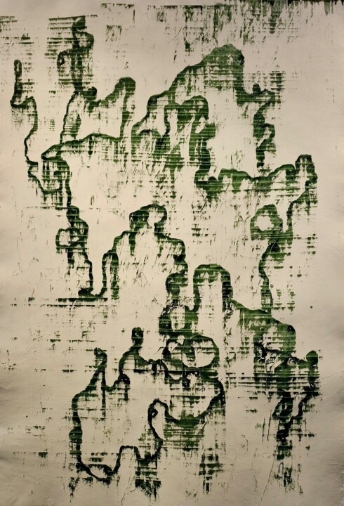 Painting titled "Don’t drag me down 2" by Luca Brandi, Original Artwork, Acrylic