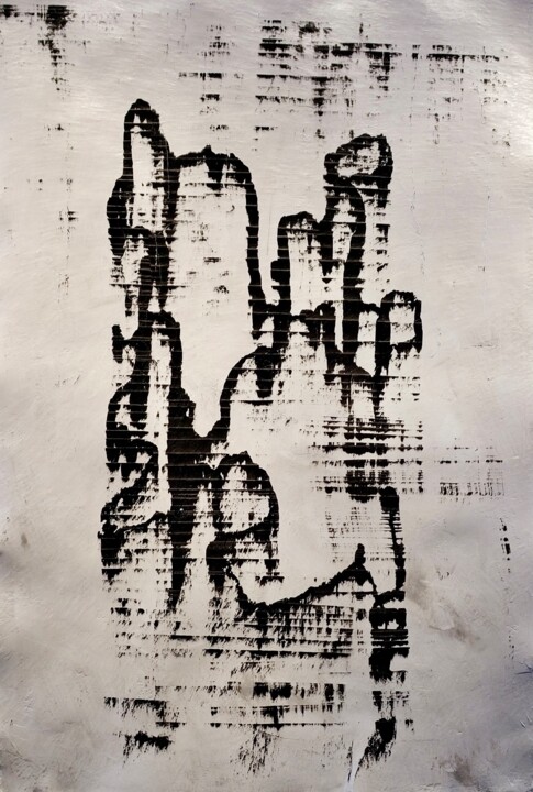 Painting titled "Don’t drag me down 4" by Luca Brandi, Original Artwork, Acrylic