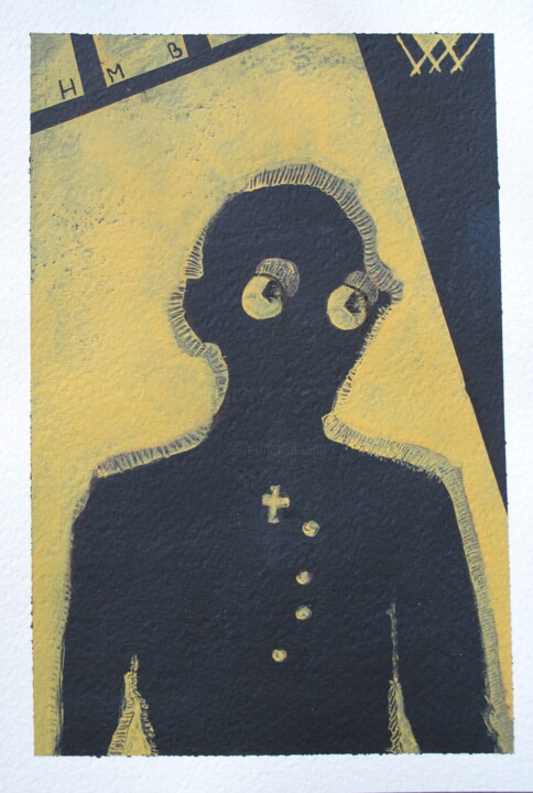 Bonne Sœur 2. Série 1. 绘画, 9.1x6.3 in