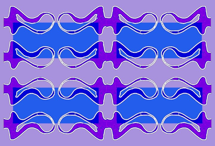Organic Symmetry 2d7 数字艺术, 20.3x30 in