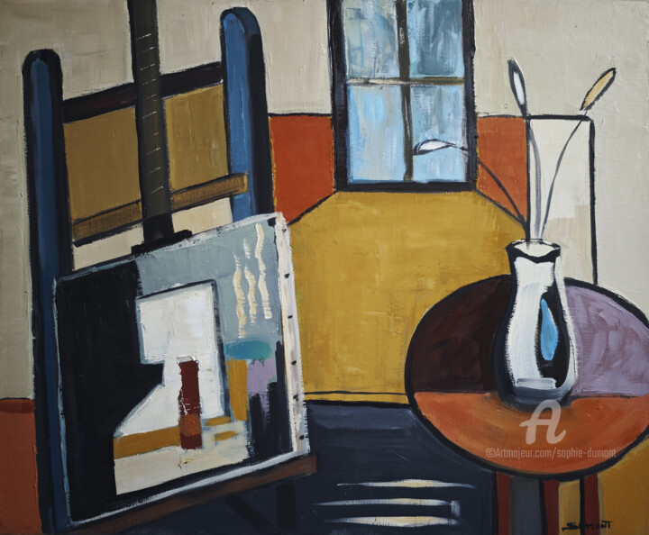 Lumière d'atelier 绘画, 19.7x24 in