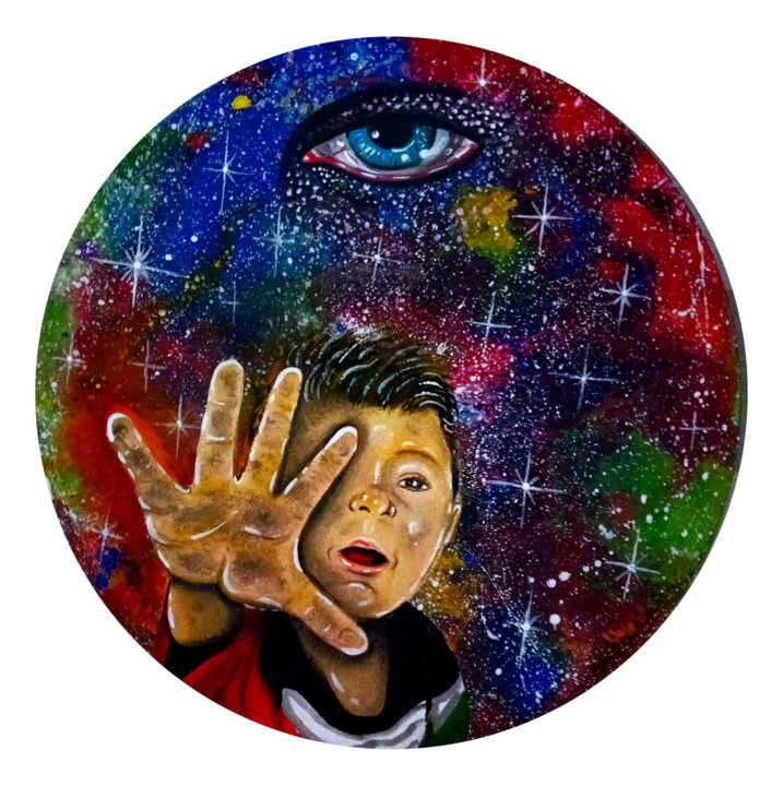 绘画,  15.8x15.8 in 