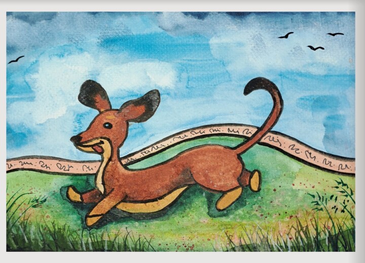 Seelenbild 2 绘画, 5.8x8.3 in