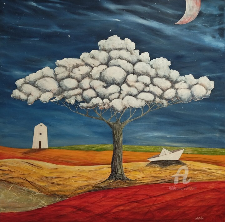 "Cromie di pace" 绘画, 39.4x39.4 in