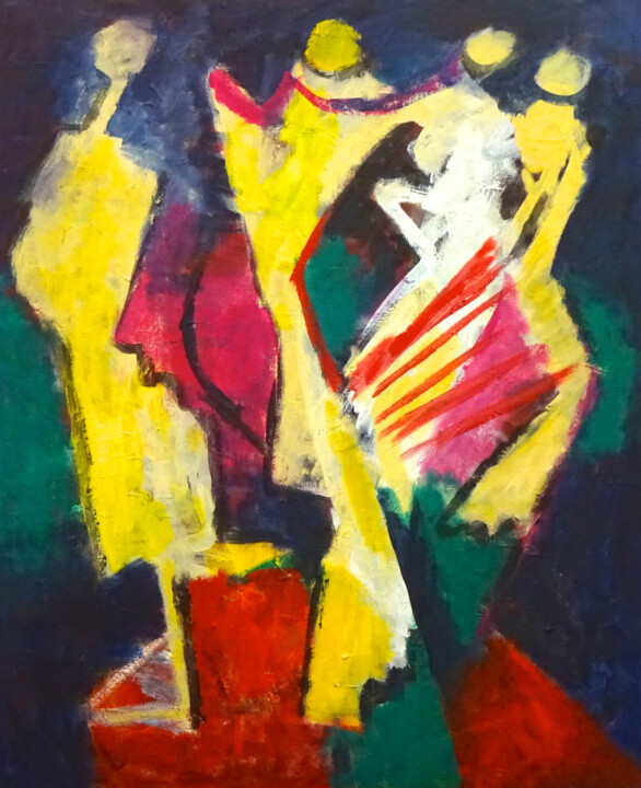 Composition 7322 绘画, 43.3x35.4 in