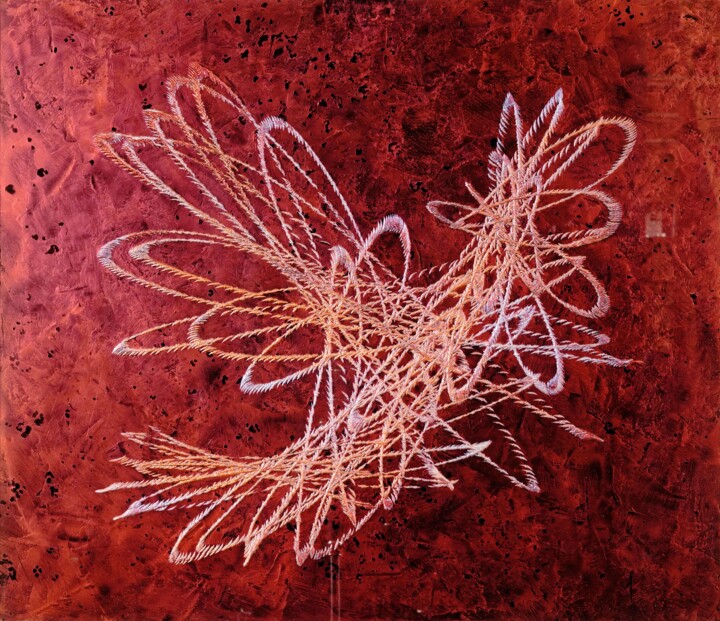 Raumzeichnung 101807/1969 Painting, 25.6x27.6 in