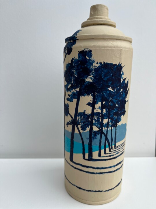 Cap Coz Bomb’Art #1 绘画, 7.9x3.2 in