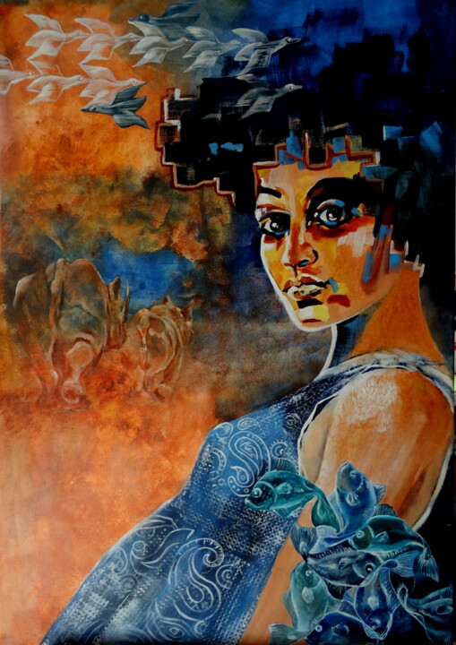 绘画,  39.4x27.6 in 