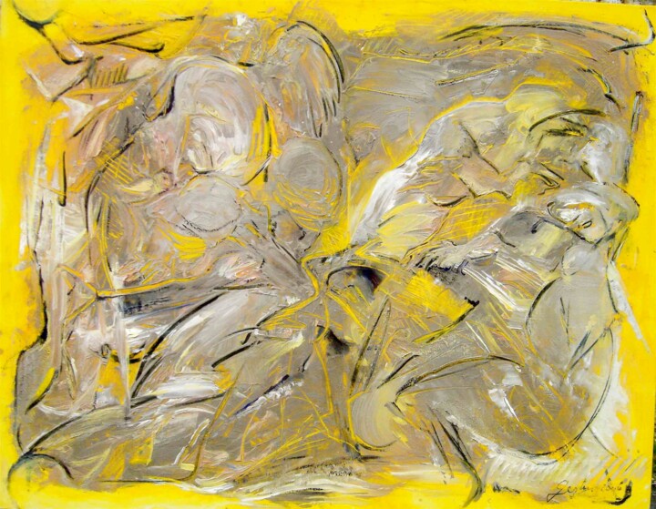 绘画,  44.9x57.5 in 