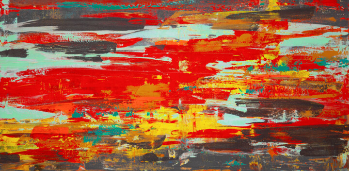 绘画,  24x48 in 