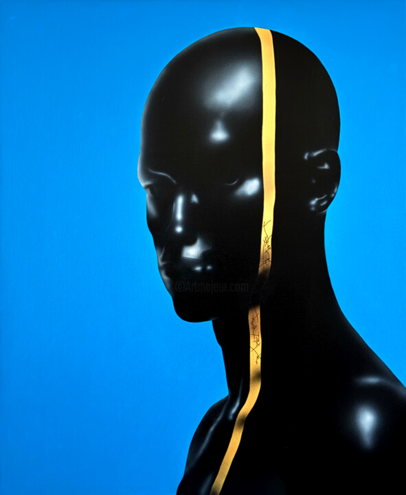 SPINE CODE 绘画, 43.3x35.4 in
