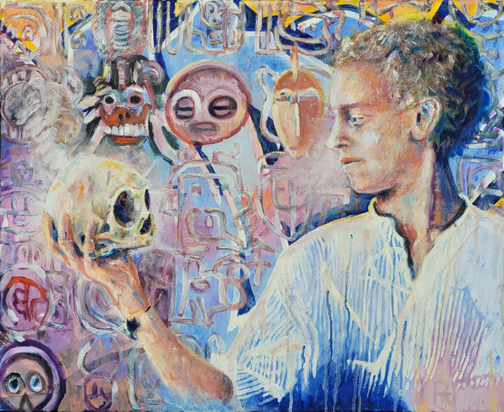 绘画,  19.7x24 in 