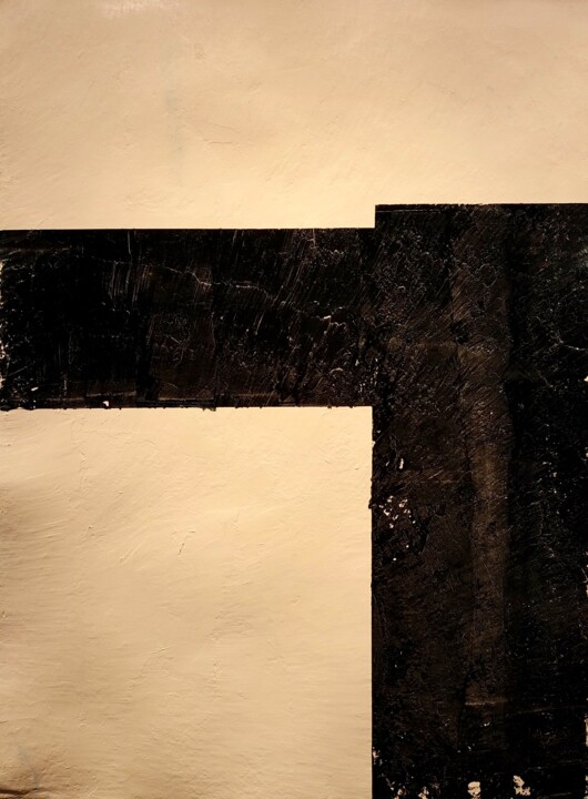 Painting titled "Man next door" by Luca Brandi, Original Artwork, Acrylic