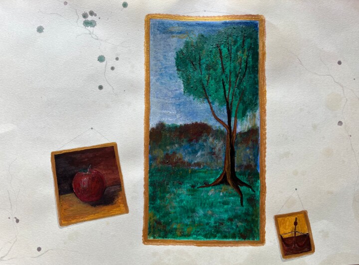绘画,  10.2x14.6 in 