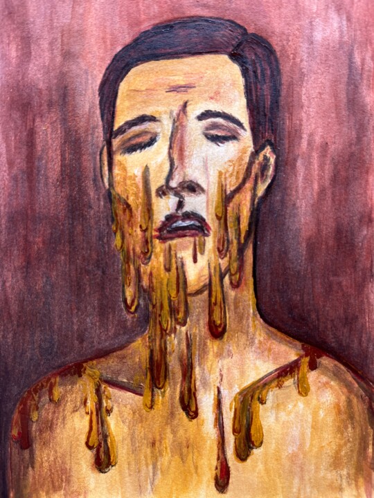 AI’s first masterpiece 绘画, 10.2x7.1 in
