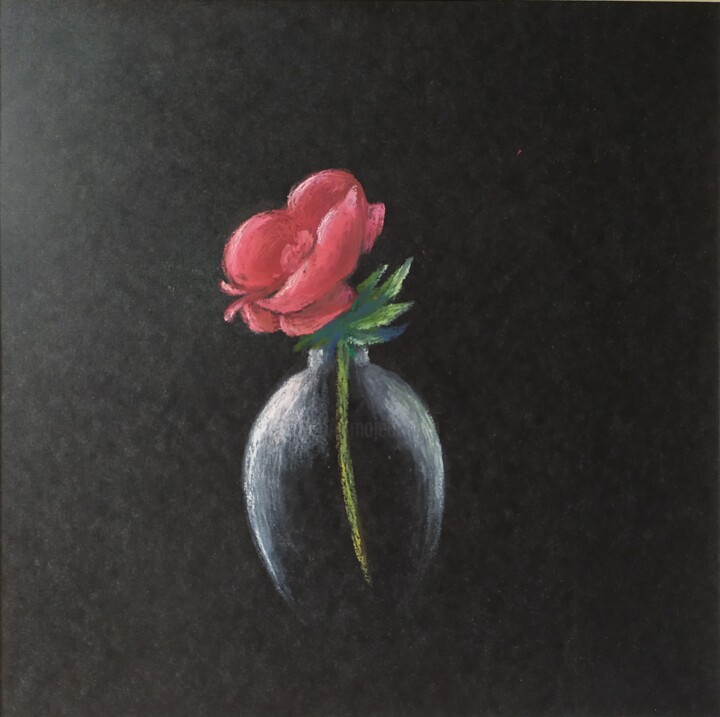 Delicate Rose in a Vase