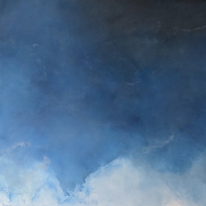 Serene Waters 绘画, 59.1x59.1 in