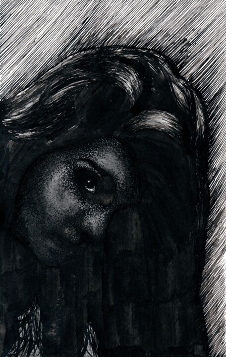 图画,  9.8x6.3 in 