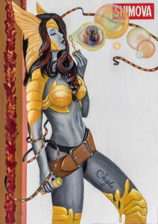Angela 绘画, 47x39 in
