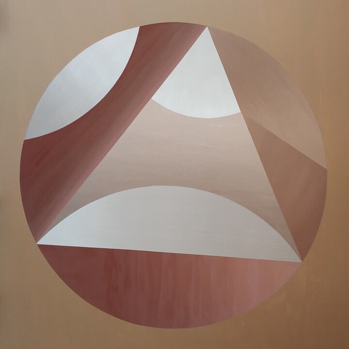 Mandala - II, Composition # 304 Pittura, 47,2x47,2 in