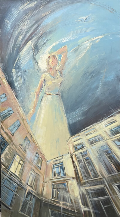 绘画,  99.9x55 in 