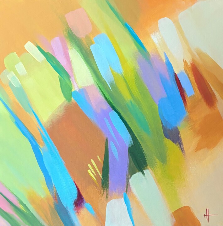 Daffodil Days 绘画, 12x12 in