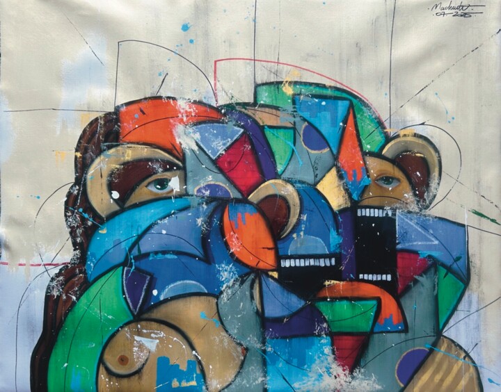 Synésthésie urbaine 绘画, 31.5x39.4 in