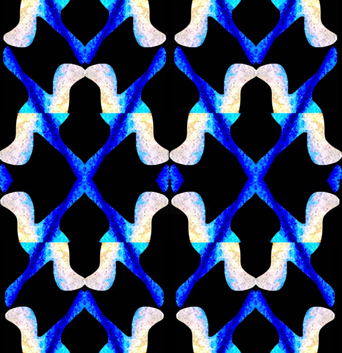 Organic Symmetry 3d10 数字艺术, 24x23.2 in