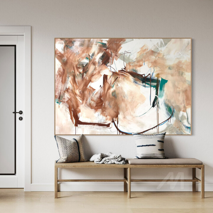 Warm Haven 绘画, 47.2x66.9 in