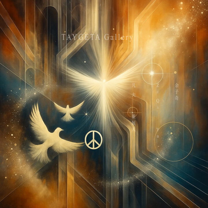 Voyage of Light · The Star Map VII 数字艺术, 23.6x23.6 in